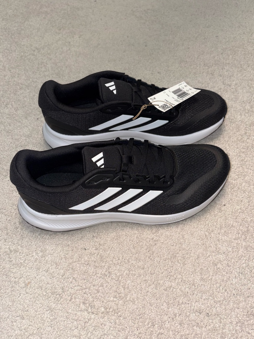🆕Adidas Runfalcon 5 Men's Running Shoes - Black/White - Size 11 - Picture 4 of 6